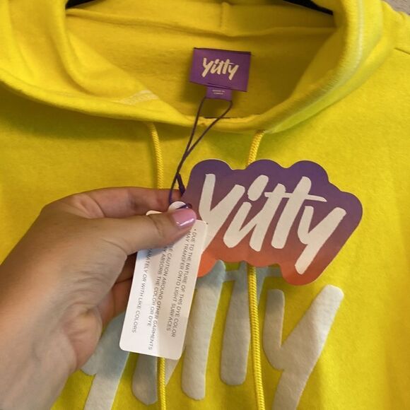 NWT- Yitty- Major label EP Hoodie- Unstoppable Yellow- MEDIUM - Picture 4 of 9
